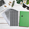 240Pcs Flat Round PVC Handwritten Blank Stickers DIY-WH50053-11C-4