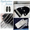 80Pcs 8 Style Acrylic Sew on Rhinestone OACR-FG0001-17-5