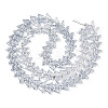 Electroplate Glass Beads Strands EGLA-N012-04I-2