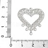 Brass Heart Chandelier Component Links KK-P290-30B-P-3