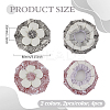 4Pcs 2 Colors Polyester Door Knob Cover DIY-FG0007-09-2