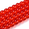 Transparent Glass Beads Strands X-GLAA-T032-T6mm-09-1