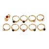 304 Stainless Steel Open Cuff Rings RJEW-A071-07G-4