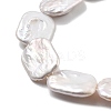 Natural Baroque Keshi Pearl Beads Strands PEAR-P064-01F-06A-4