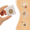 PVC Single Pocket Coin Sleeves Holders ABAG-WH0038-42-3