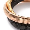 304 Stainless Steel Interlocking Flat Snake Chains Bracelet LS-BJEW-G642-01RG-3