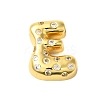 Rack Plating Brass Micro Pave Clear Cubic Zirconia Perdants KK-C067-11G-E-1