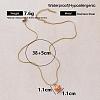 Vintage 304 Stainless Steel Enamel Double-Sided Star Pendant Necklaces for Women SX6547-6