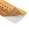 4 Rolls Retro Zipper Decorative Paper Tapes STIC-C008-01D-4