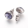 304 Stainless Steel Stud Earrings EJEW-F182-A01-2