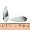 Natural Flower Amazonite Pendants G-K381-15C-3