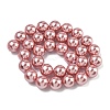 Electroplated Shell Pearl Beads Strands BSHE-G041-12mm-05-4