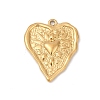 304 Stainless Steel Pendants STAS-S175-43H-G-1