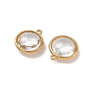 304 Stainless Steel Rhinestone Pendants STAS-P453-09G-01-2