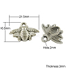 Tibetan Style Alloy Pendants X-TIBEP-S018-AS-FF-1