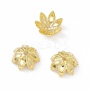 Brass Beads Caps KK-A172-10G-3
