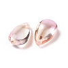 Transparent Glass Charms GLAA-O017-01F-5