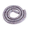 AB Color Plated Opaque Glass Beads Strands GLAA-T026-3x6mm-P15-2