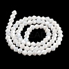 Opaque Solid Color Electroplate Glass Beads Strands EGLA-A039-P4mm-B15-2