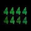 Luminous Frosted Transparent Acrylic Beads TACR-T029-21E-2