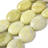 Natural Lemon Jade Beads Strands G-B078-G04-02-1