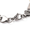 201 Stainless Steel Mariner Link Chain Bracelets BJEW-B078-58GP-3