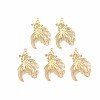 Rack Plating 201 Stainless Steel Filigree Pendants LS-STAS-T057-35G-1