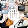 16Pcs Alloy Beadable Bar Keychain for DIY Crafts Jewelry Making KEYC-SZ0001-17PG-5