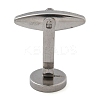 304 Stainless Steel Metal Buttons STAS-M084-12G-02-2