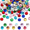 120Pcs 10 Colors Cone Shape Sew on Rhinestones GLAA-GA0001-57B-1