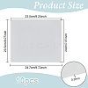 Adhesive Sticker Coated Scratch Off Film Password Sticke DIY-WH0569-90A-2