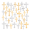 100Pcs 10 Styles Brass Pendants KK-PH0012-23A-6
