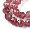 Natural Strawberry Quartz Beads Strands G-S345-10mm-21-4