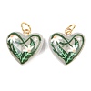 Printed Opaque Acrylic Pendants SACR-P036-01D-G-1