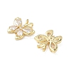 Brass Micro Pave Cubic Zirconia Pendants KK-L256-02G-2