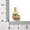 Brass Micro Pave Cubic Zirconia Charms KK-P295-23G-3