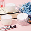 8Pcs Transparent Plastic Empty Portable Facial Cream Jar CON-CP0001-015C-4