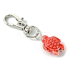 Ocean Themed Tortoise Handmade Porcelain Pendant Decorations HJEW-JM01698-4