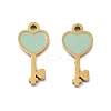 Ion Plating(IP) 316 Stainless Steel Enamel Charms STAS-U014-63G-02-1