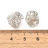 Brass Micro Pave Cubic Zirconia Pendants KK-M312-27P-3