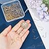 200Pcs 2 Styles 304 Stainless Steel Earring Hooks STAS-SP0001-33-3