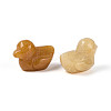 Natural Topaz Jade Duck Display Decorations G-N345-12B-2