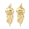 Brass Micro Pave Cubic Zirconia Animal Pendants KK-H280-05B-G-1