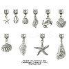 Marine Organism Theme Tibetan Style Alloy Pendant PALLOY-FS00004-7