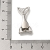 Brass with Shell Fold Over Clasps KK-H480-48P-01-3