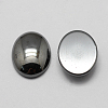 Non-magnetic Synthetic Hematite Cabochons X-G-P162-04-30x40mm-2