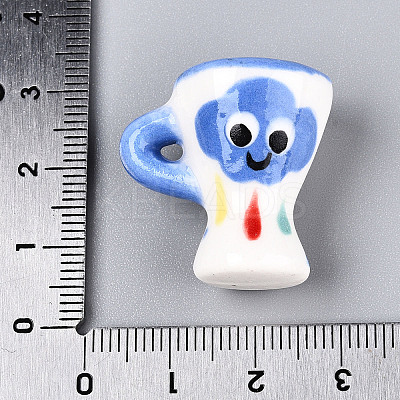 Handmade Porcelain Mug Cup Decoration PORC-T133-22C-1