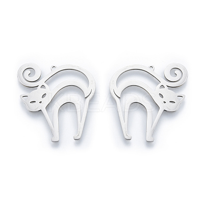 Non-Tarnish 201 Stainless Steel Pendants STAS-N090-LA928-1-1