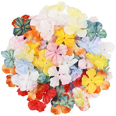 100Pcs Cloth Flower Ornament Accessories FIND-SP0004-83-1