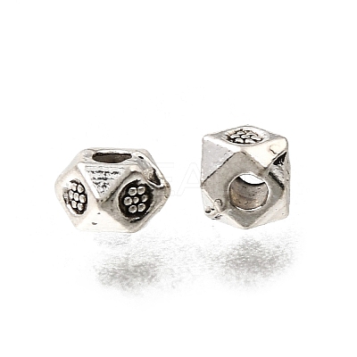 Tibetan Style Alloy Beads AL-CBA3B63-14AS-1